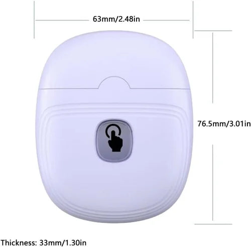 Electric Nail Cutter Automatic Trimmer USB Rechargeable LED Light Safe Baby Adult